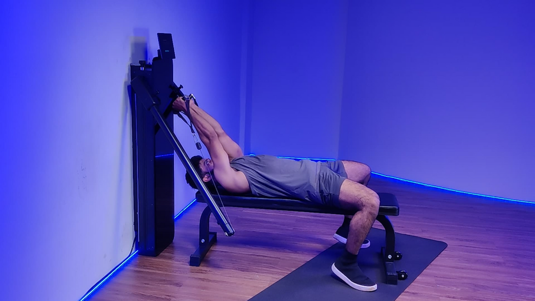 Incline Chest Press (acute cable angle)