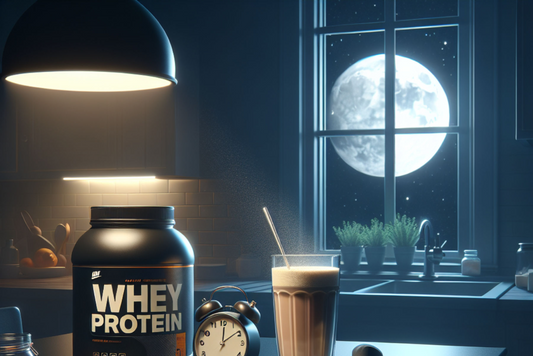 Is it safe to consume whey protein at night?